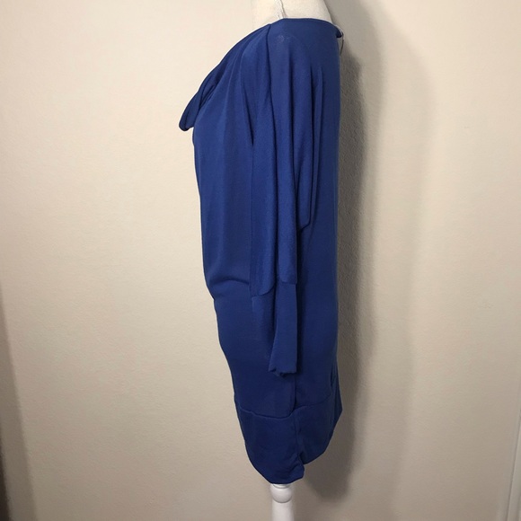 Leggings Queen USA blue long sleeve shirt dress size medium - Picture 7 of 9